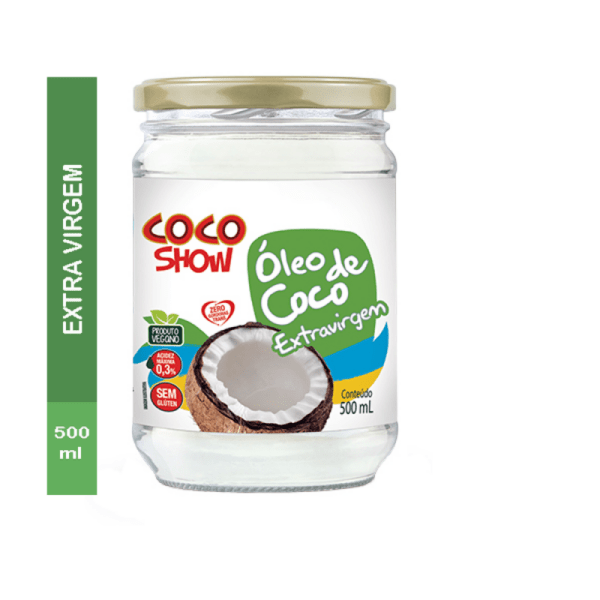 ÓLEO DE COCO EXTRA VIRGEM 500ML COCO SHOW